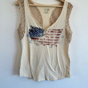 American flag tank